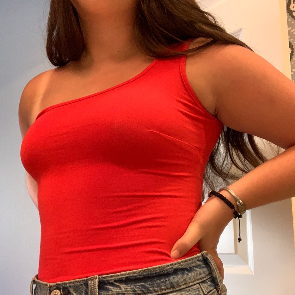 red one should body suit